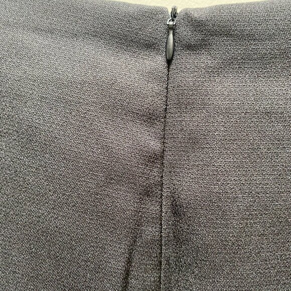 New w/Tag Women's Solid Black High Waist Wrap Asymmetrical Trim Mini Skirt - Picture 4 of 5